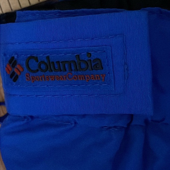 Columbia Sportswear Size Large Men’s Training Pant Full Leg Zip Blue Black Nylon - Picture 3 of 15